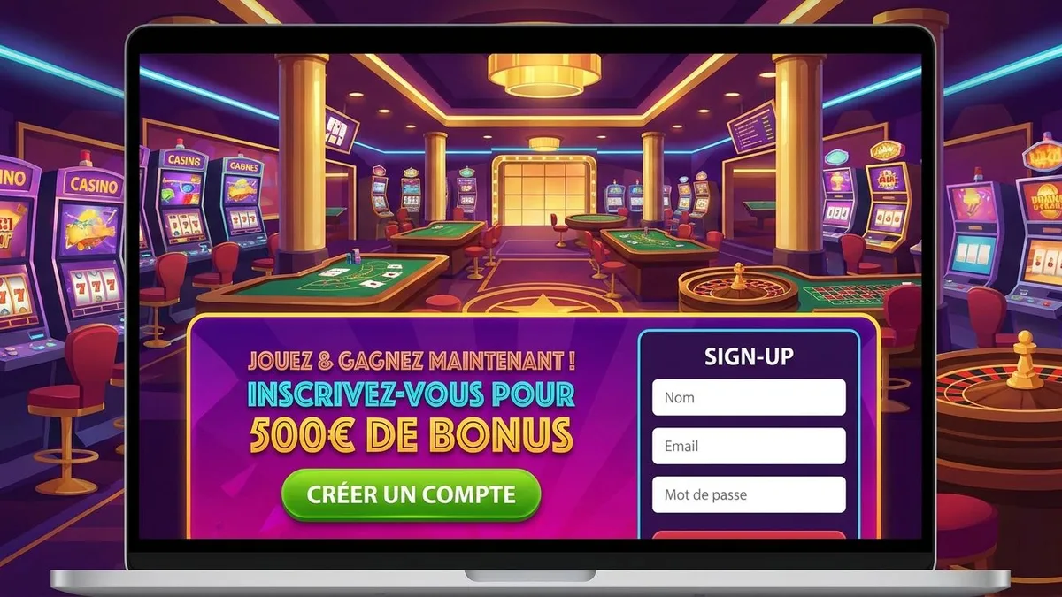 Inscription avec bonus
